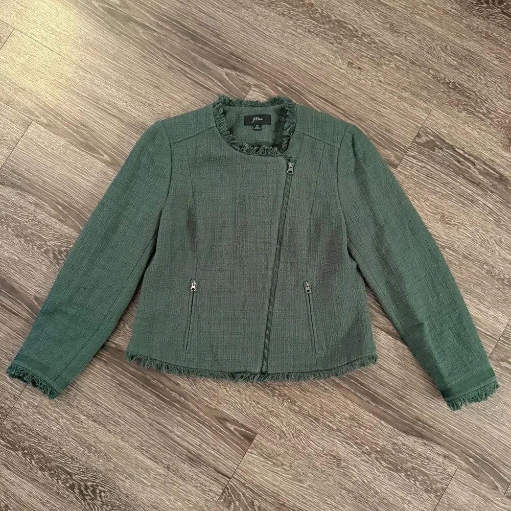 J. Crew Tweed Moto Jacket